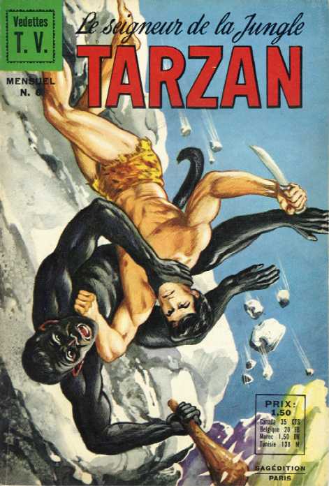 Scan de la Couverture Tarzan Vedettes Tv n 6